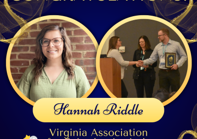 Congratulations Hannah Riddle!