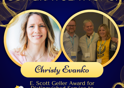 Congratulations Christy Evanko!
